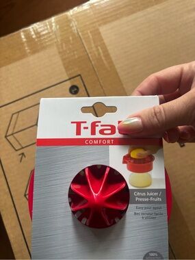 T-fal Comfort Red Citrus Juicer - Handheld Kitchen Tool